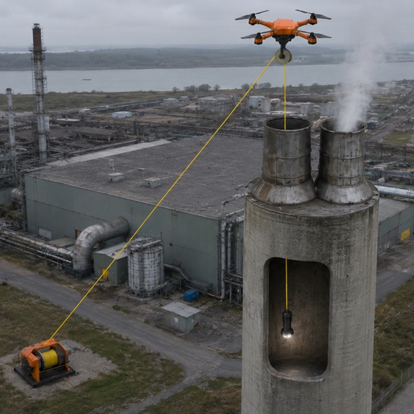 Drone Lyne stack inspection application